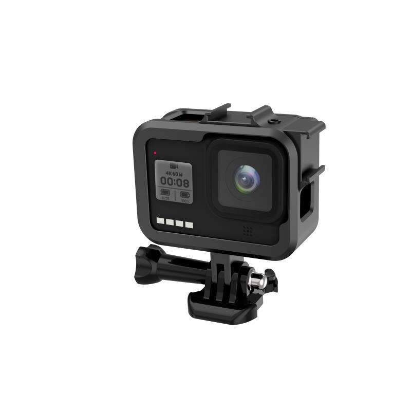 GO PRO 8 Aluminum Alloy Frame Shatterproof Shockproof Protective Metal Frame for Gopros HERO 8 Action Camera Accessories