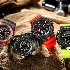 Nouveauté Montre SMAEL 8081 pour Hommes, Montre de Sport pour le Poignet, Jam Tangan, Montre de Sport pour Activités de Plein Air, Étanche, Chronographe - Product Image 2