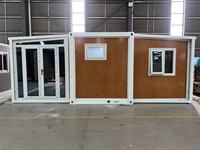Maison conteneur préfabriquée extensible en structure acier respirante de 20 pieds et 30 pieds, 5 chambres, cuisine, bureau, espaces extérieurs |   Expédition 20