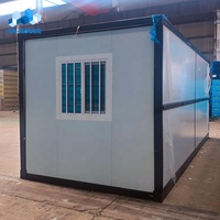 Bâtiment de bureau mobile préfabriqué de 20 pieds pour camping-resort, dortoir pour personnel sur site, maison pliable, maison préfabriquée en conteneur