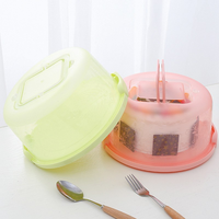 Boîte à gâteau transparente réutilisable de 2 mm d'épaisseur, boîte d'emballage portable pour la pâtisserie