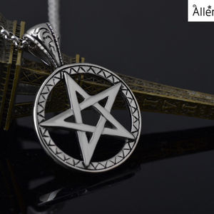 Collana di stelle di gioielli in acciaio inossidabile maschile di moda Vintage all'ingrosso - Product Image 2