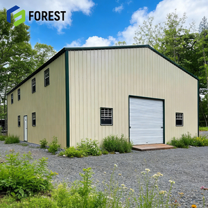 Bâtiment préfabriqué en structure métallique avec revêtement en aluminium léger pour atelier, hôpital, garage, hangar - Product Image 1