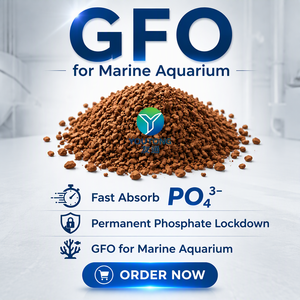 Oxyde ferrique granulaire (GFO A-FeOOH) pour l'aquariophilie et la récifaliculture – Élimine les phosphates, améliore la santé et la coloration des coraux - Product Image 1