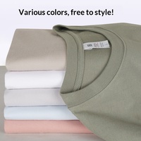 Kaos Pria Lengan Panjang Katun; Siap Kirim Grosir Musim Semi/Gugur Kerah Bulat Kasual Warna Solid Trendi