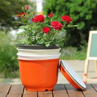 Pot de fleur de jardin Balcon Pot de fleur en plastique terre cuite antique