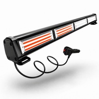 Barra de Luces LED COB para Auto YD, 12V, 7 Colores, 16 Patrones de Destello, Luz Estroboscópica de Advertencia, Barra de Luces de Emergencia para Camión