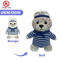 Peluche personnalisée Mini Ours Bouclé Doux et Rembourré avec Cape Bleue et T-shirt Blanc pour Enfants Cadeau de Noël CE OEM ODM