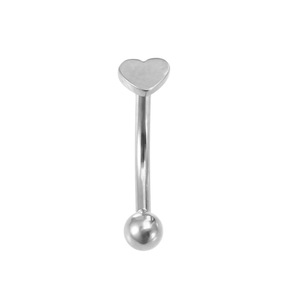 Anillos de <span class=keywords><strong>Ombligo</strong></span> en Forma de Corazón con Rosca Interna de <span class=keywords><strong>Acero</strong></span> Quirúrgico 316L, Joyería para <span class=keywords><strong>Piercing</strong></span> Corporal, Listos para Enviar - Product Image 6