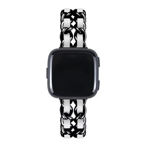 その逆のための新しいファッションチェーンリンクストラップ<span class=keywords><strong>3</strong></span> WowenのFitbitSense時計バンドストラップ用の高級チェーンステンレス鋼時計バンド - Product Image 6