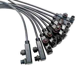 F-tipi su geçirmez konnektör erkek dişi fiş <span class=keywords><strong>2</strong></span> pin 3pin 4pin 5pin 6pin 7pin 8pin ara kablosu - Product Image 2