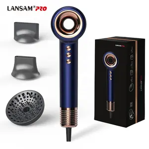 Leafless Hair Dryer Powerful Digital Motor Hollow Designed By Fast Drying 1600W Super Hairdryer