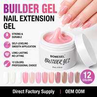Gel Constructeur Acrylique pour Extensions d'Ongles 15ml, Gel UV/LED Soak Off pour Modélisation d'Ongles, Fournisseur Direct Usine OEM ODM