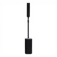 Sistema de Altavoces de Columna PA con Subwoofer Activo de 18 Pulgadas, Altavoz de Columna Line Array Mediano, Subwoofer Pasivo de 18 Pulgadas para Bodas y DJ