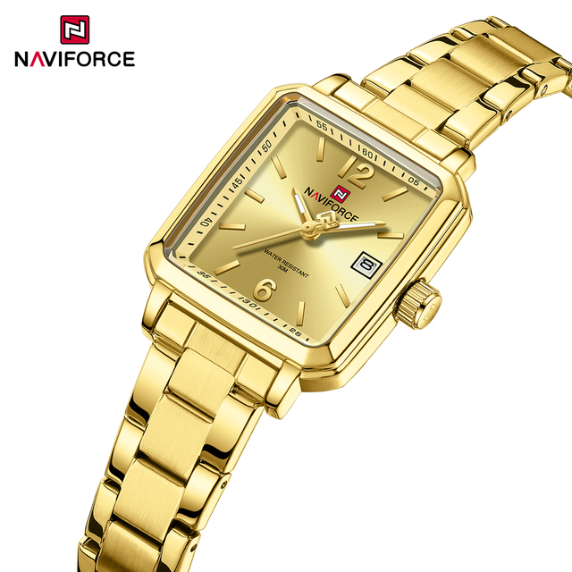 NAVIFORCE 9252 Uhren Damen Simple Design Square Shape Chinese Watch Brands Unique Womens Watch