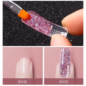 Venta caliente Nail Art Acrílico Poly Gel Nail Art Extension Gel Venta al por mayor 15ml Brillante Nail Piece Extension Crystal Gel Paint <span class=keywords><strong>Set</strong></span> - Product Image 6