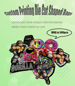 Grande pochette debout à fermeture éclair 3.5g sacs en mylar pour le stockage des aliments avec fermeture éclair et sac de sortie anti-odeur et emballage à l'épreuve des enfants - Product Image 6