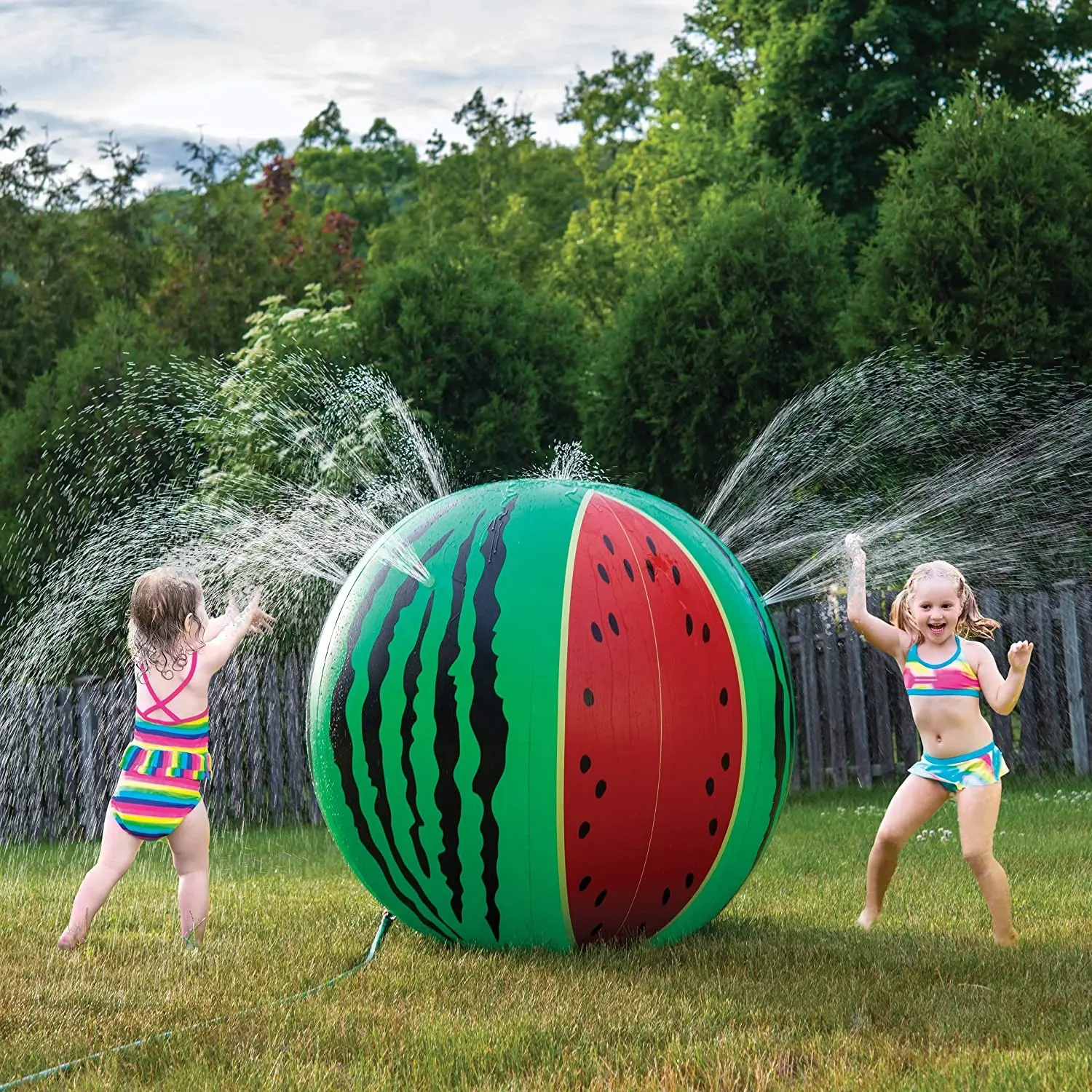 Opblaasbare Natte N 'Wilde Mega Meloen Sprinkler Bal Jumbo Water Sprinkler Voor Kids