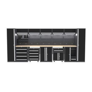 Ensemble d'armoires à outils en acier <span class=keywords><strong>de</strong></span> haute qualité RW avec tiroirs coulissants, portes simples et doubles, <span class=keywords><strong>chariot</strong></span> à outils <span class=keywords><strong>pour</strong></span> <span class=keywords><strong>garage</strong></span>, atelier, usine - Product Image 5