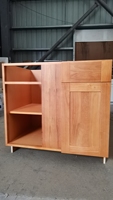 Meubles de cuisine modernes en pin Shaker RTA 20250124 pour la maison, vente en gros, avec panneaux en bois massif et céramique, résistants à l'eau