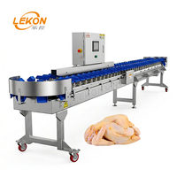 Machine de tri automatique du poids de la volaille, trieuse de poulet pour la transformation de poulet frais et de viande