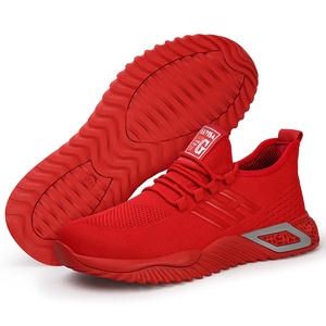 GUYSIA marca nuevo moda rojo transpirable resistente al desgaste a equipos <span class=keywords><strong>de</strong></span> protección <span class=keywords><strong>de</strong></span> seguridad <span class=keywords><strong>de</strong></span> punta <span class=keywords><strong>de</strong></span> acero <span class=keywords><strong>zapatos</strong></span> al aire libre <span class=keywords><strong>de</strong></span> las mujeres al aire libre <span class=keywords><strong>zapatos</strong></span> - Product Image 6