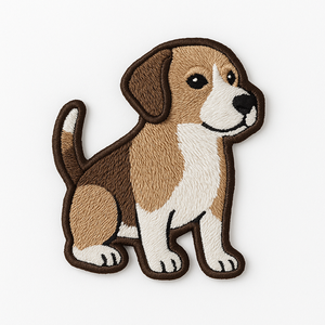 メーカー卸売 カスタム ブラックガール クロスドッグ アイロン接着 シェニールロゴ 刺繍ワッペン 帽子用 - Product Image 3