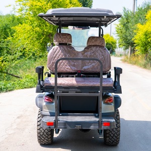 Nouvelle conception de voiturette de golf 4 places homologuée pour la route, tout-terrain, avec <span class=keywords><strong>grand</strong></span> écran tactile et batterie électrique 60v pour utilisation en <span class=keywords><strong>club</strong></span> - Product Image 5