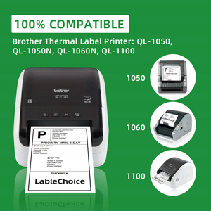 Étiquettes thermiques adhésives personnalisées 4x6 pour bordereaux d'expédition, papier thermique vierge format personnalisé, rouleaux et feuilles d'étiquettes thermiques directes pliées en éventail - Product Image 5