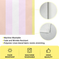 Chemin de table personnalisé à motif Pangender, imprimé sur le thème de l'arc-en-ciel gay, pour l'agencement des dîners à la maison et la décoration des comptoirs de cuisine et des fêtes.