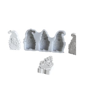 Christmas Dwarf Silicone <b>Mold</b> 3Pc Set For Plaster Epoxy <b>Candle</b> Making Craft Tools - Product Image 5
