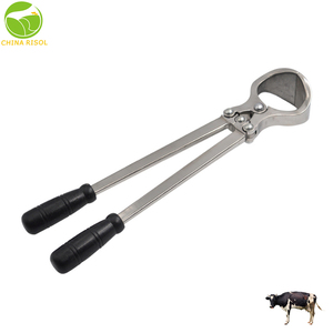 Pinza de Castración Burdizzo Reutilizable de Acero Inoxidable sin Sangre con Apoyo para Rodilla, Emasculador Veterinario para Ovejas y Cabras - Product Image 2