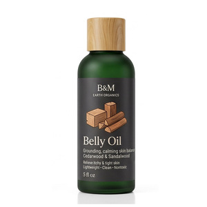 Huile Botanique Naturelle pour le Ventre Enceinte, Étiquette Privée Personnalisée, Extrait d'Olive, Sérum de Thérapie Corporelle pour Femmes Enceintes - Product Image 3