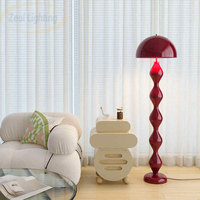 Lampe de sol décorative moderne en forme de champignon, multicolore, style nordique simple, pour le coin du canapé, la chambre à coucher, le salon