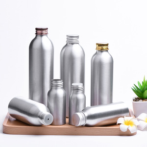 Portable 50ml 100ml 120ml Aluminum Refillable Travel Bottle with Lid for Cosmetics Perfume and Skin Care - Product Image 4