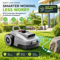 Mesin Pemotong Rumput Robot Mini Pintar Terbaru, Otomatis, Tahan Air, dengan Remote, Baterai, untuk Taman, Dijual