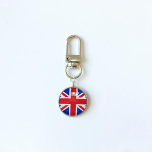 Groothandel op maat gemaakte sleutelhanger met logo, promotioneel cadeau, nationale vlag, metalen sleutelhanger - Product Image 6