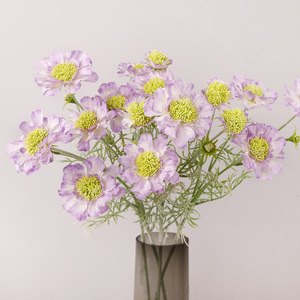 <b>Wheel</b> Peak Chrysanthemum Artificial Flowers <b>Plastic</b> Silk High Simulation Wedding Decorations - Product Image 1