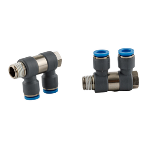 Conectores rápidos de ajuste de empuje de aire neumático de alta calidad, conector de liberación rápida de ajuste neumático, accesorio de manguera de aire de empuje de PU - Product Image 5