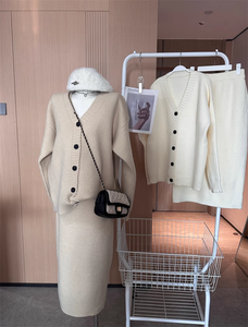 Suéter de Punto para Mujer, Estilo Informal para Estar en Casa, Súper Suave, de Cachemir, Cómodo, en Oferta - Product Image 3