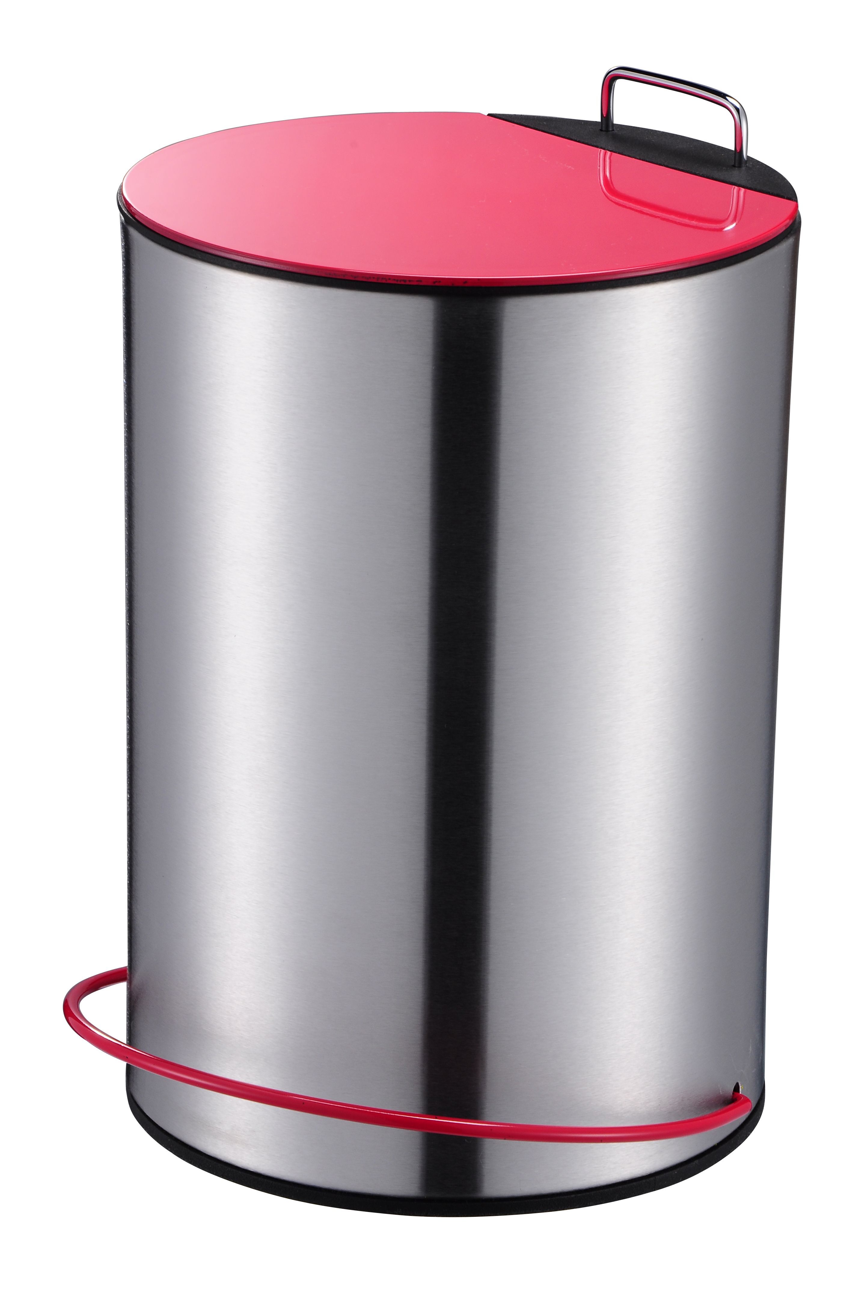 Rouge + acier inoxydable