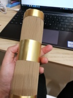 Palo de madera con dobladillo para incienso, vara de sándalo tibetano a medida para incienso natural