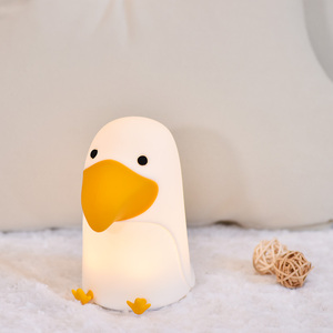 <span class=keywords><strong>Veilleuse</strong></span> en silicone rechargeable en forme de <span class=keywords><strong>toucan</strong></span> pour chambre d'enfant, LED USB avec 7 couleurs changeantes, lumière tamisable et blanc chaud - Product Image 6