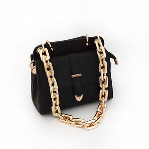 Accessori per borse B-C106 Meetee moda in resina spessa catene miste in lega d'<span class=keywords><strong>oro</strong></span> Retro <span class=keywords><strong>tracolla</strong></span> in acrilico - Product Image 3