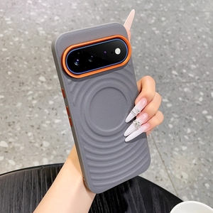 เคสโทรศัพท์หนัง PU ลายริ้วแบบด้านสุดหรู พร้อมแม่เหล็ก สำหรับ Google Pixel 11 9 10 Pro XL รองรับการชาร์จไร้สาย ป้องกันด้านหลัง - Product Image 6