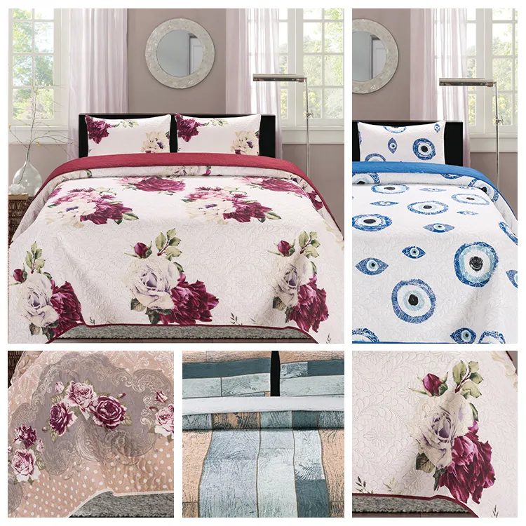New Model Customized Ultrasonic Quilt Bedding Set Luxury Softness Student Dormitory Ultrasonic Quilt
