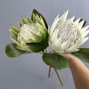Flores Artificiales Protea RK288 al por Mayor, Flores de Protea de Alta Calidad con Tacto Real para Decoración de Bodas y Hogar - Product Image 3