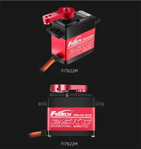 180 Degree FI7622M Waterproof Servo 25KG High Speed Metal Gear Programmable Digital Servo baja Servo For 1/8 1/10 Scale RC Cars