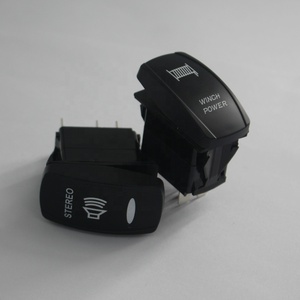 פלסטיק הימי רכב על לדחוף את כפתור כחול LED אור בר - Product Image 3