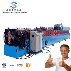 Máquina formadora de tubos rectangulares de acero inoxidable para edificios municipales, 10KW de potencia, 380V de voltaje, componente principal de la caja de cambios - Product Image 1